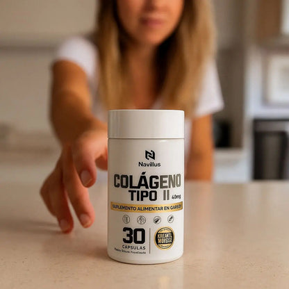 Kit 3 Un Suplemento Articulações Colágeno Tipo 2 Navillus Sem Sabor