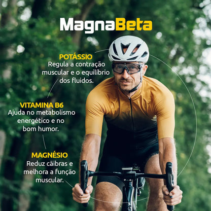 Kit 3 Magnabeta Návillus  Magnésio Energia E Disposição Neutro