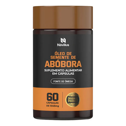 Oleo De Semente De Abobora Návillus 60 Caps Sem Sabor