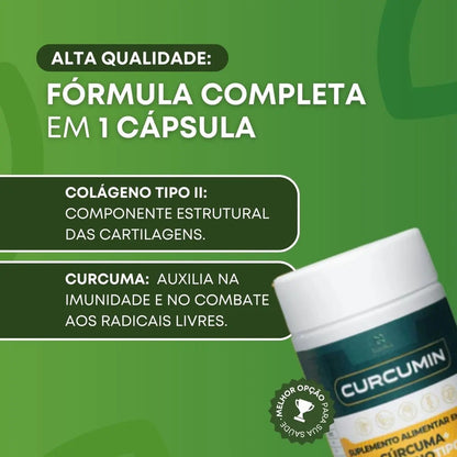 3 Un Suplemento Antiinflamatório Curcumin Navillus 60cap Sem Sabor