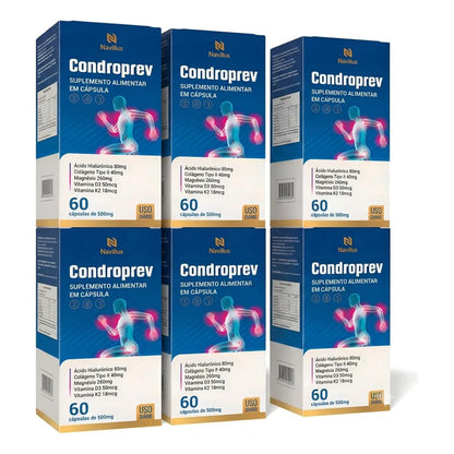 Kit 6 Cxs Condroprev Návillus Saúde Articular 30cap Neutro