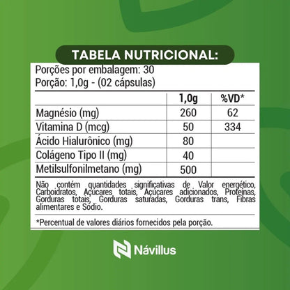 Kit 6 Suplemento Articulação Com Colágeno Tipo 2 Condroprime Sem Sabor