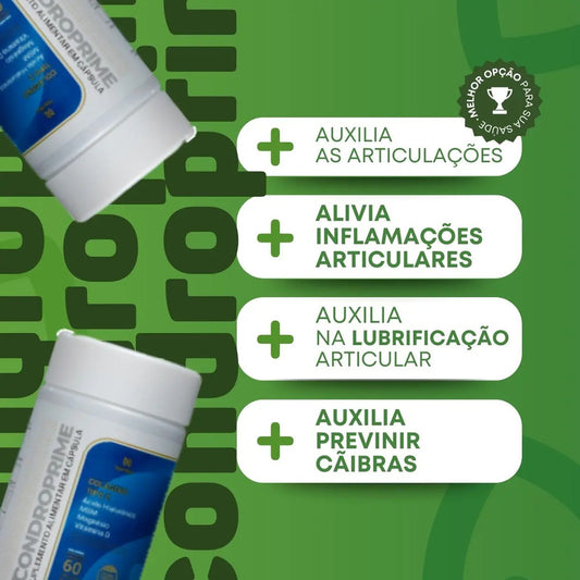 3 Un Suplemento Articulação Colágeno Tipo 2 60cap Sem Sabor