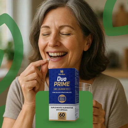 Suplemento Articular Para Ossos - Duoprime Navillus 60 Cáps Sem Sabor