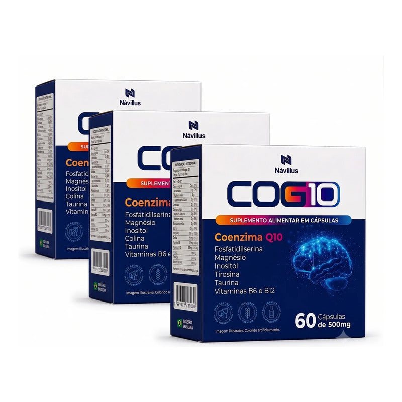 3 Un Suplemento Para Memória E Concentração Cog10 Návillus Sem Sabor