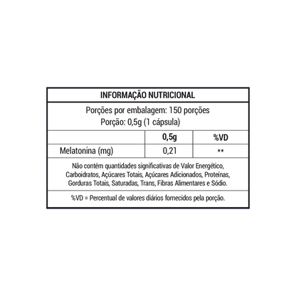 Melatonina – Noites Tranquilas e Sono Restaurador | 150 Cáps – Návillus