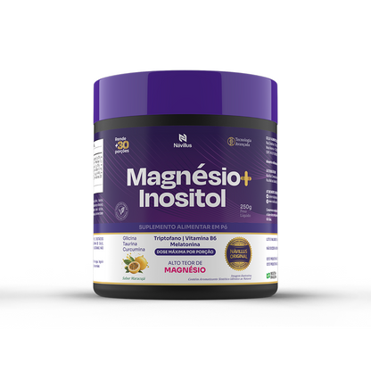 KIT Magnésio + Inositol - Equilibrio Emocional e Alívio da Ansiedade I 250 gramas - Návillus (Cópia)