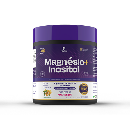 KIT Magnésio + Inositol - Equilibrio Emocional e Alívio da Ansiedade I 250 gramas - Návillus (Cópia)