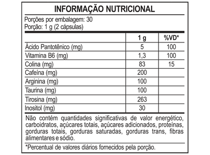 Cafeína Energy Prime – Energia, Foco e Desempenho | 60 Cáps – Návillus