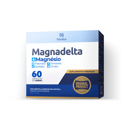 Magnadelta – 4 Fontes de Magnésio para Energia e Bem-Estar | 60 Cáps – Návillus