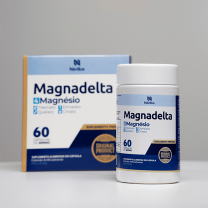 Magnadelta – 4 Fontes de Magnésio para Energia e Bem-Estar | 60 Cáps – Návillus