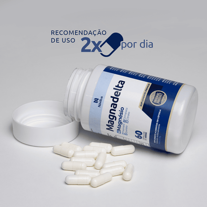 Magnadelta – 4 Fontes de Magnésio para Energia e Bem-Estar | 60 Cáps – Návillus