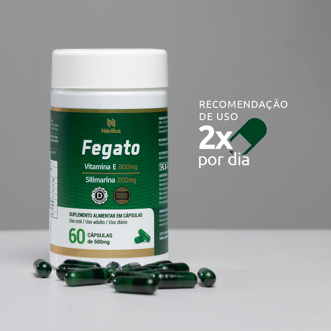 Fegato – Proteção para o Fígado e Combate aos Radicais Livres | 60 Cáps – Návillus