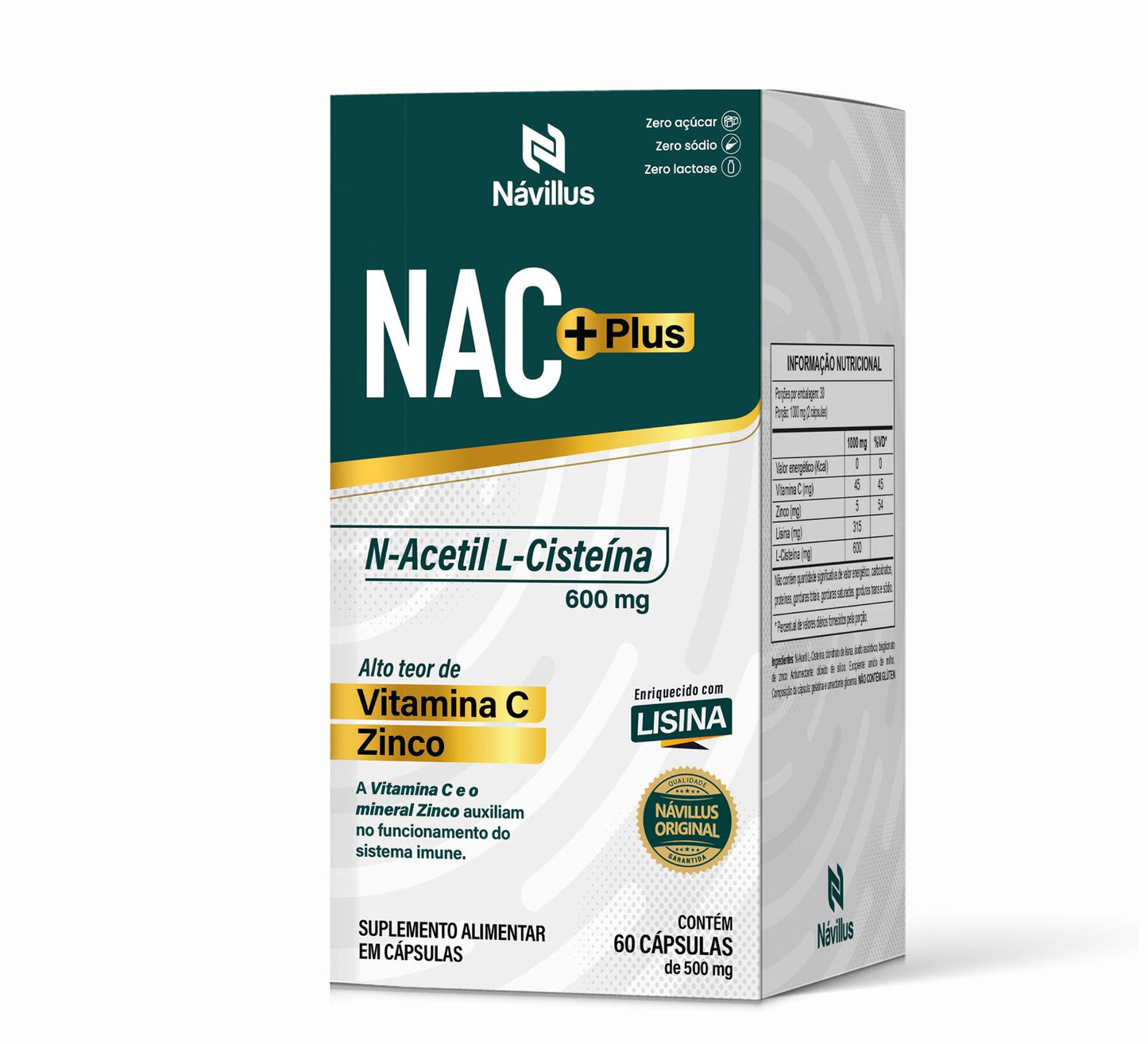 NAC Plus N-Acetil L-Cisteína Návillus