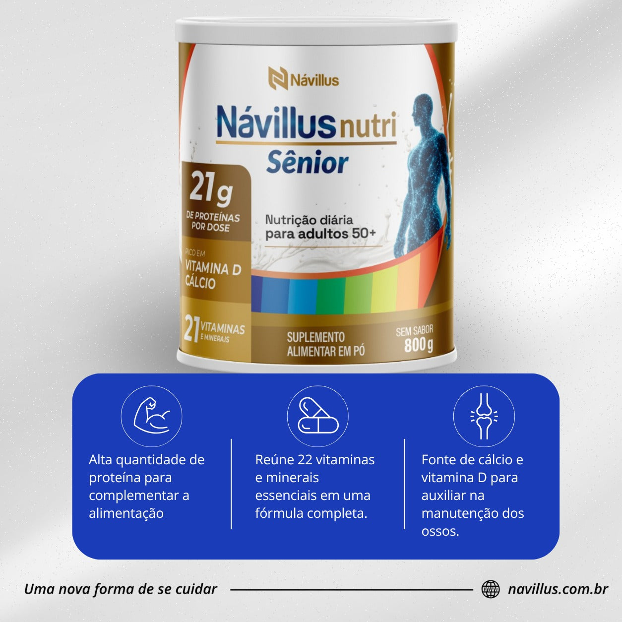 Návillus Nutri Senior – Sem Sabor | 800g