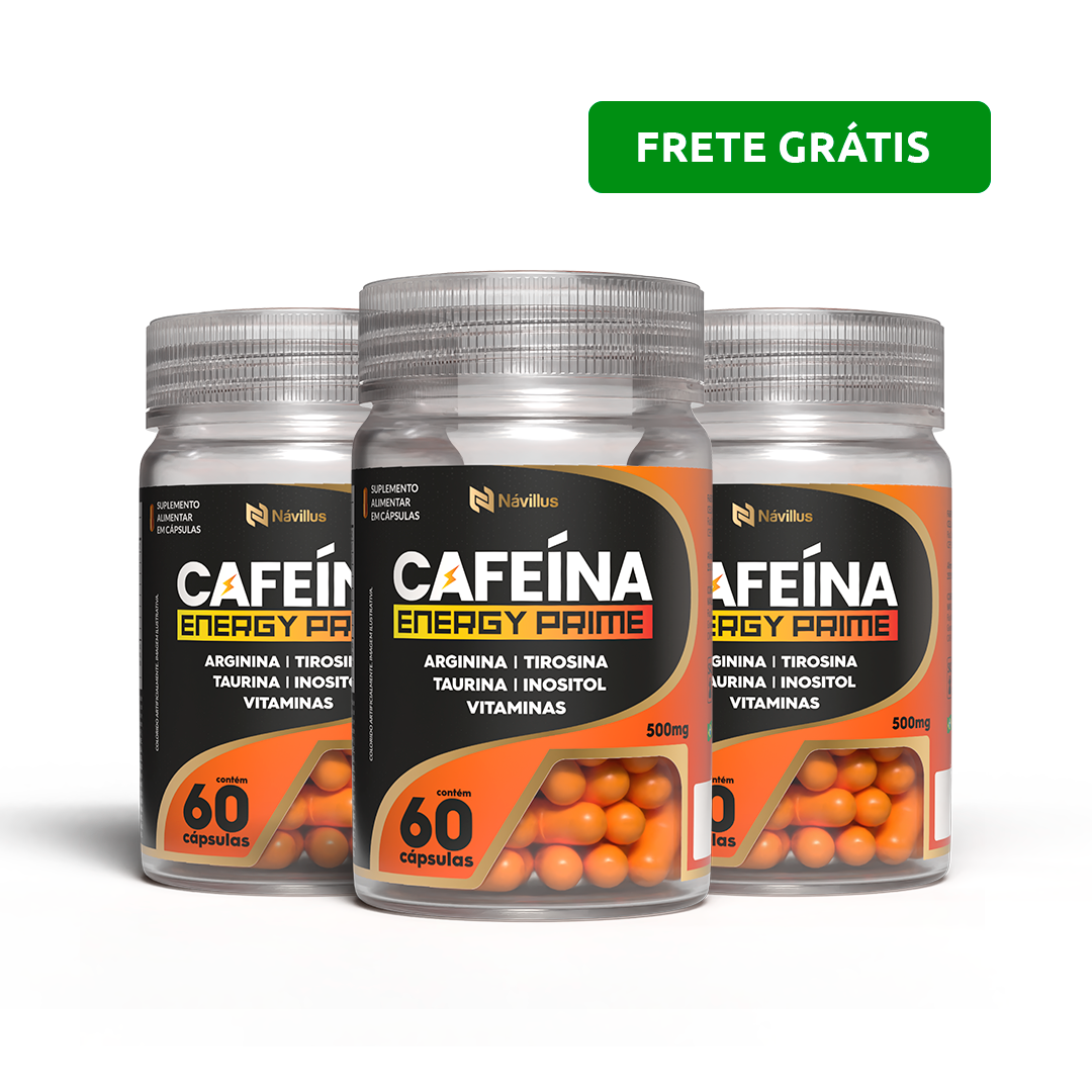 Cafeína Energy Prime – Energia, Foco e Desempenho | 60 Cáps – Návillus