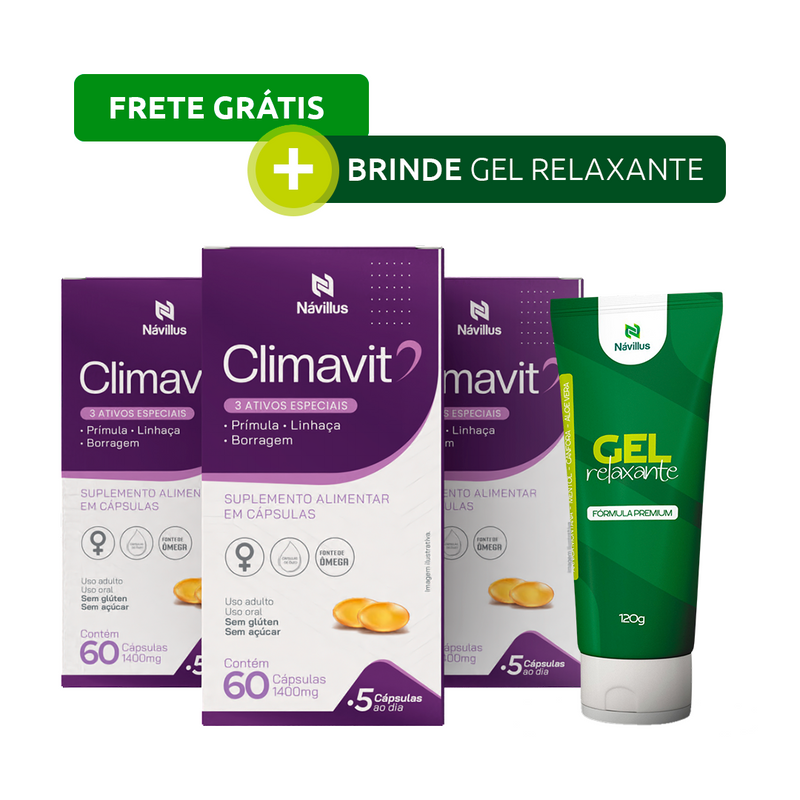 Climavit – Suporte para Menopausa e Equilíbrio Hormonal | 60 Cáps – Návillus