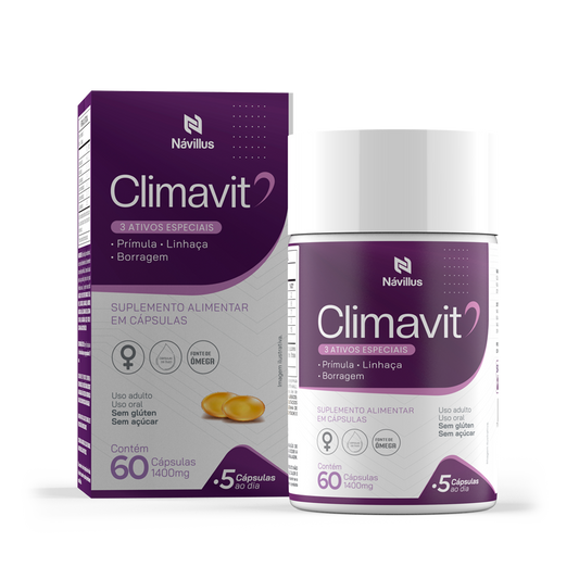Climavit – Suporte para Menopausa e Equilíbrio Hormonal | 60 Cáps – Návillus