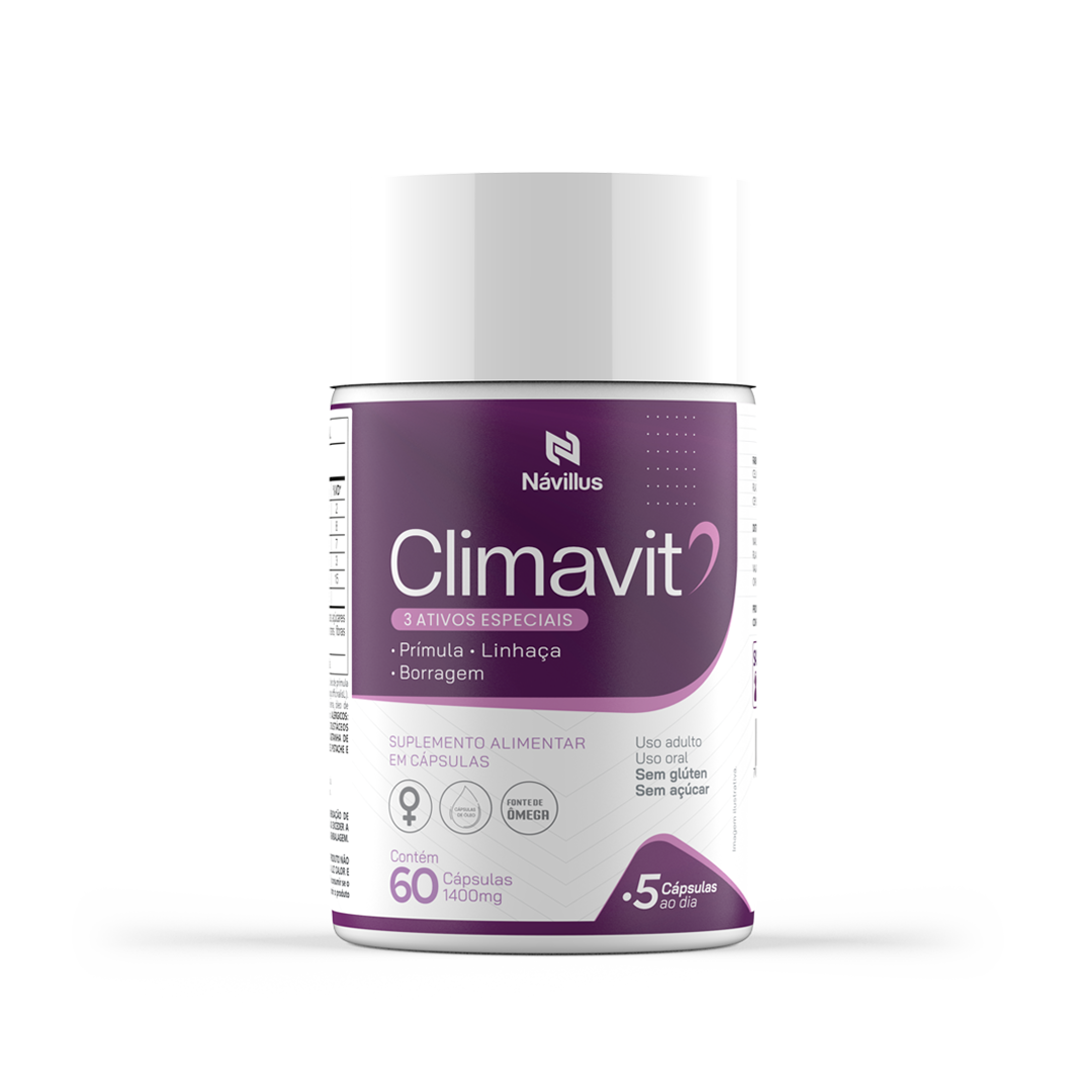 Climavit – Suporte para Menopausa e Equilíbrio Hormonal | 60 Cáps – Návillus