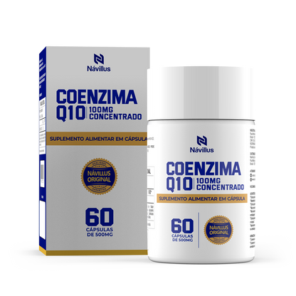 Coenzima Q10 100mg – Ultra Concentrado para Energia e Performance | 60 Cáps – Návillus
