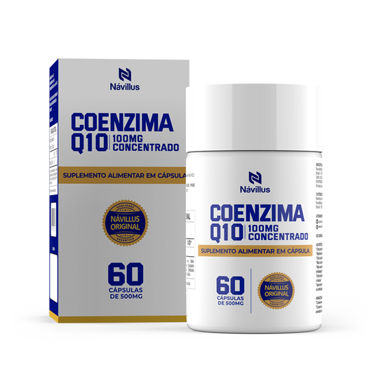 Coenzima Q10 100mg – Ultra Concentrado para Energia e Performance | 60 Cáps – Návillus