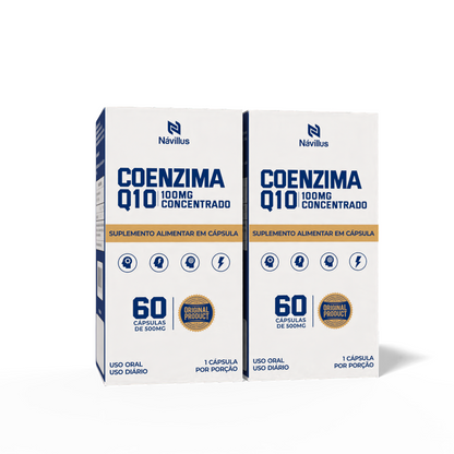 Coenzima Q10 100mg – Ultra Concentrado para Energia e Performance | 60 Cáps – Návillus