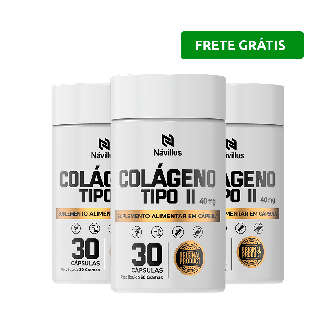 Colágeno Tipo 2 – Suporte para Articulações e Cartilagem | 30 Cáps –  Návillus