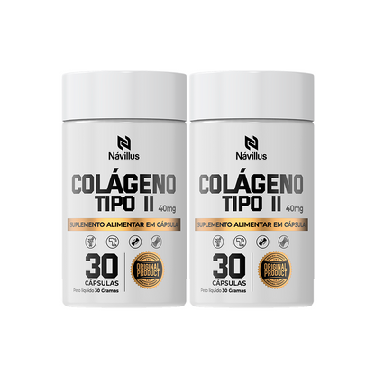 Colágeno Tipo 2 – Suporte para Articulações e Cartilagem | 30 Cáps –  Návillus