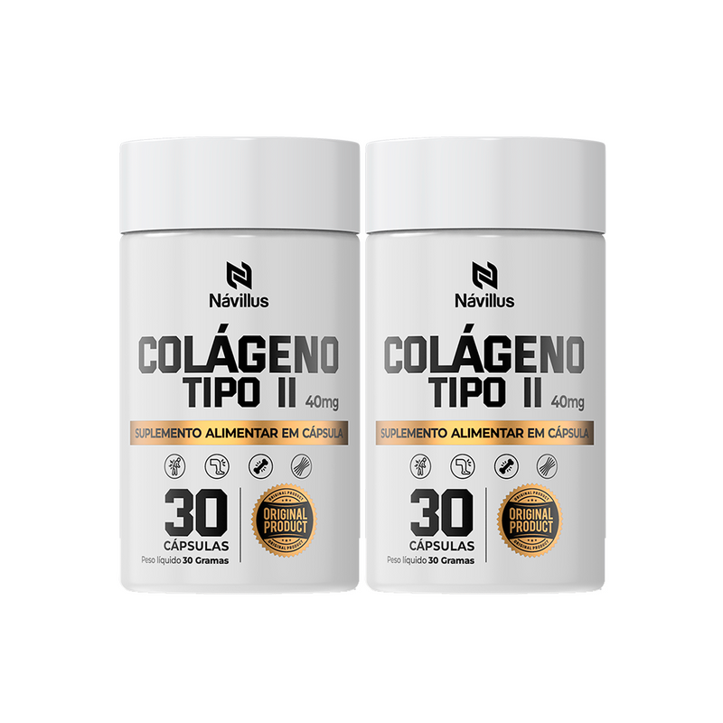 Colágeno Tipo 2 – Suporte para Articulações e Cartilagem | 30 Cáps –  Návillus