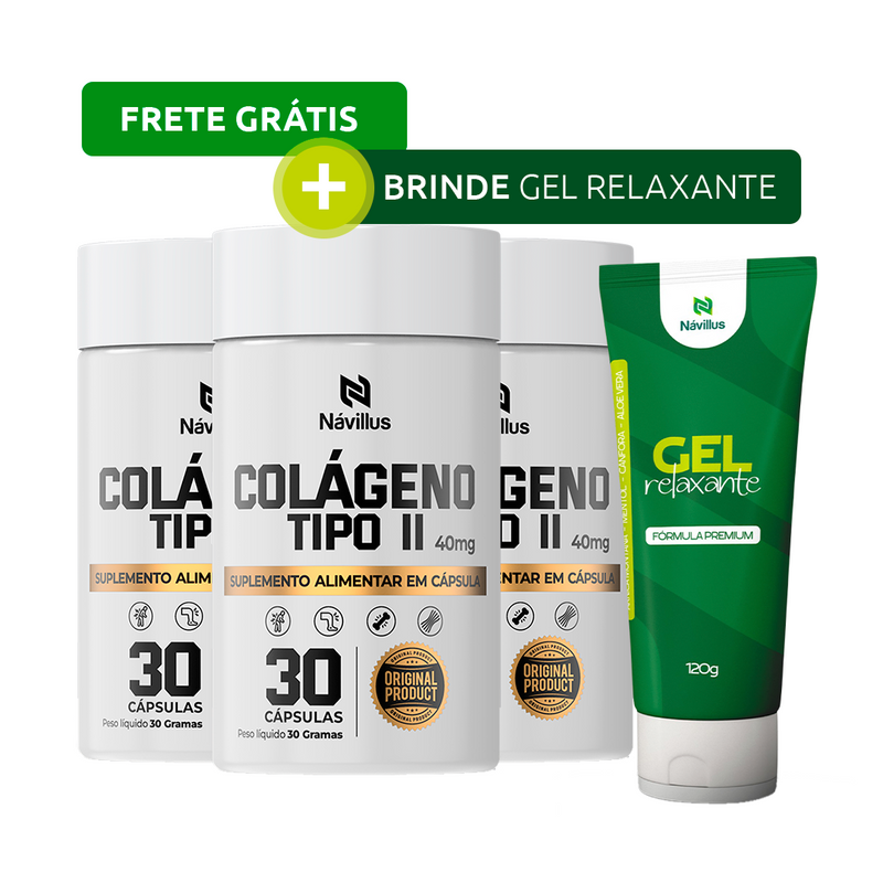 Colágeno Tipo 2 – Suporte para Articulações e Cartilagem | 30 Cáps –  Návillus