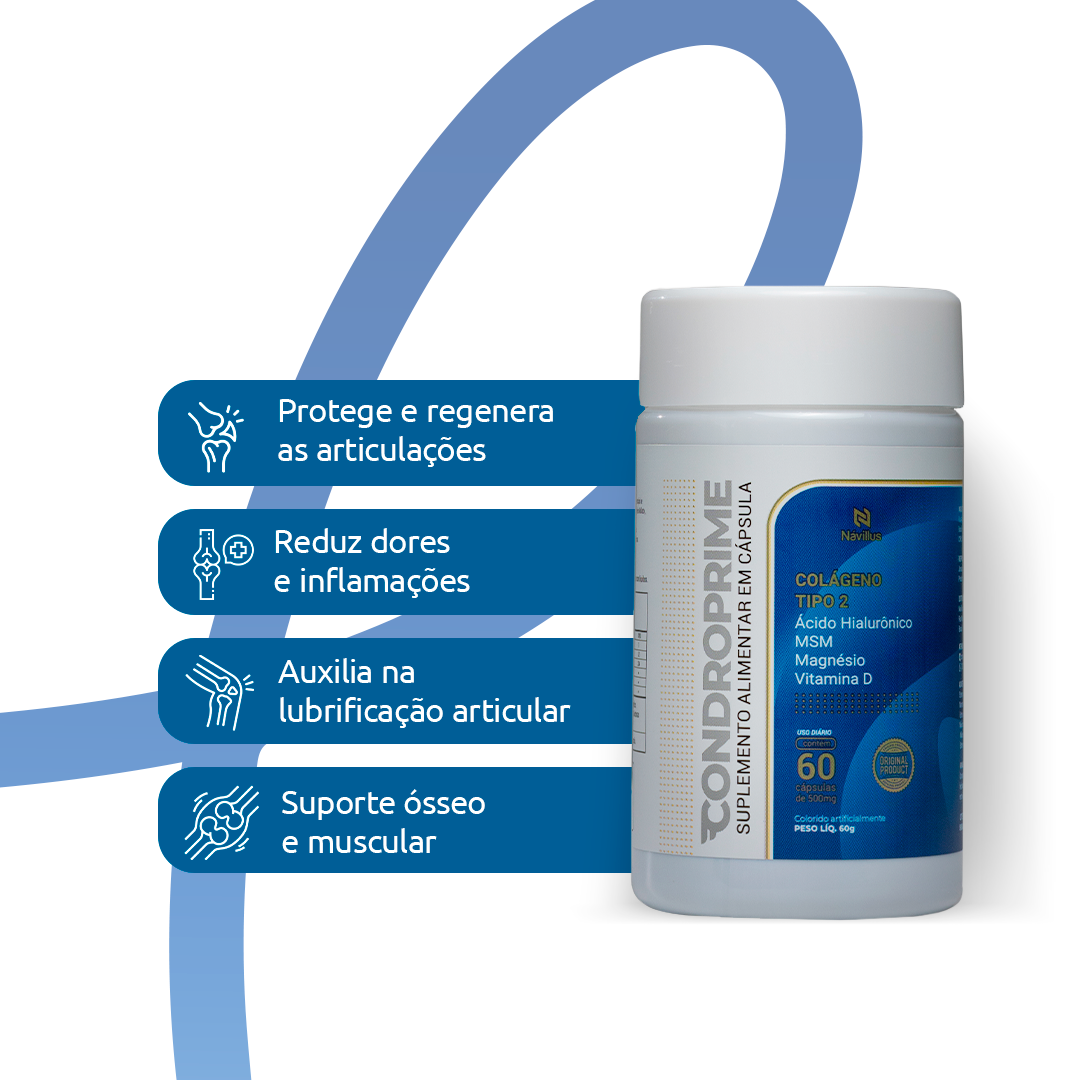 Condroprime – Suporte Completo para Saúde Articular | 60 Cáps – Návillus