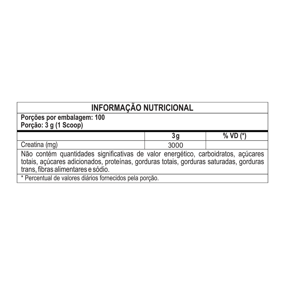 TABELA NUTRICIONAL