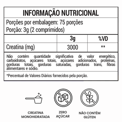 Creatina Monohidratada Mastigável Návillus