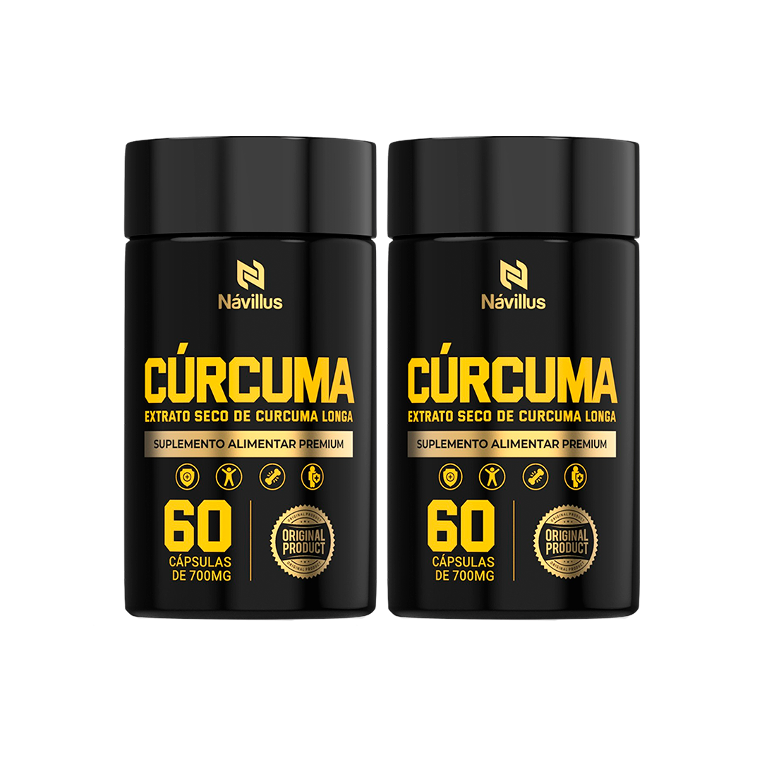 Cúrcuma – Alívio Natural para Dores e Inflamações | 60 Cáps – Návillus
