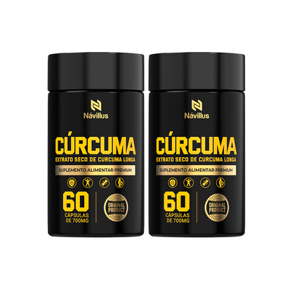 Cúrcuma – Alívio Natural para Dores e Inflamações | 60 Cáps – Návillus