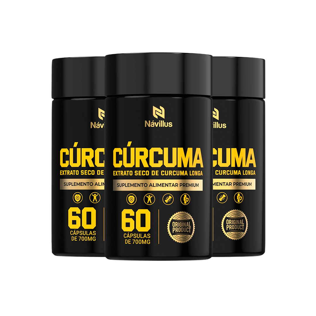 Cúrcuma – Alívio Natural para Dores e Inflamações | 60 Cáps – Návillus