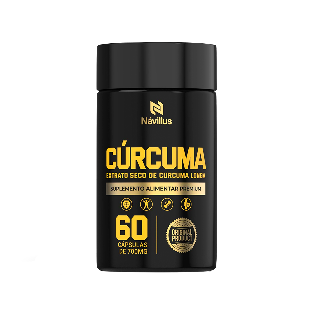 Cúrcuma – Alívio Natural para Dores e Inflamações | 60 Cáps – Návillus
