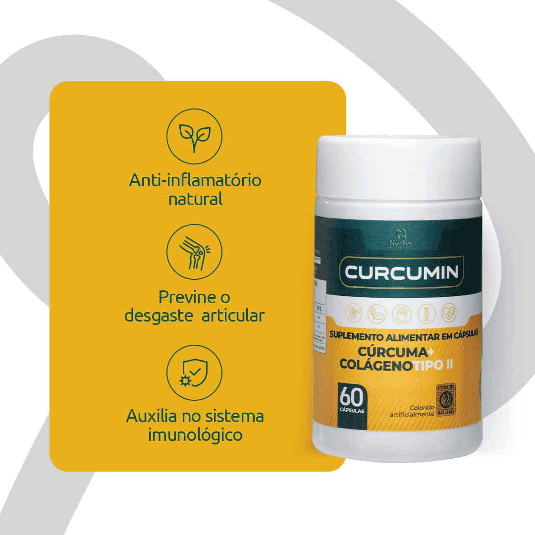 Curcumin – Alívio das Dores Articulares | 60 Cáps – Návillus