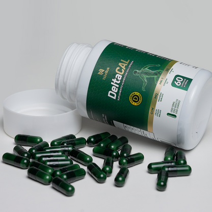 DeltaCal – Cálcio com Alta Absorção e Suporte Ósseo | 60 cápsulas – Návillus