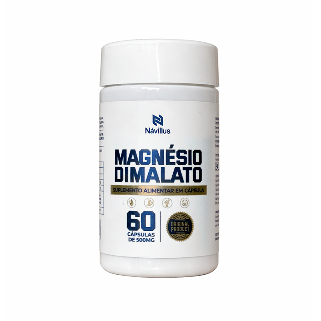 Magnésio Dimalato – Energia e Suporte Muscular | 60 Cáps – Návillus