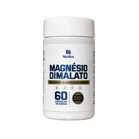 Magnésio Dimalato – Energia e Suporte Muscular | 60 Cáps – Návillus