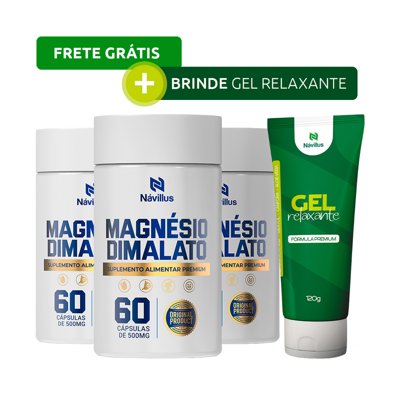 Magnésio Dimalato – Energia e Suporte Muscular | 60 Cáps – Návillus