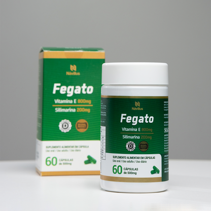 Fegato – Proteção para o Fígado e Combate aos Radicais Livres | 60 Cáps – Návillus