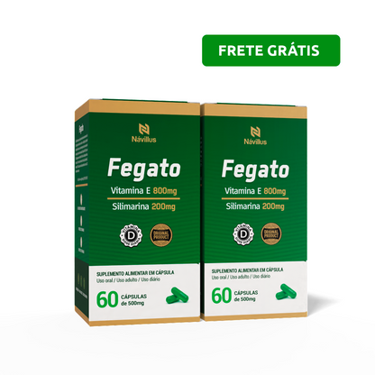 Fegato – Proteção para o Fígado e Combate aos Radicais Livres | 60 Cáps – Návillus