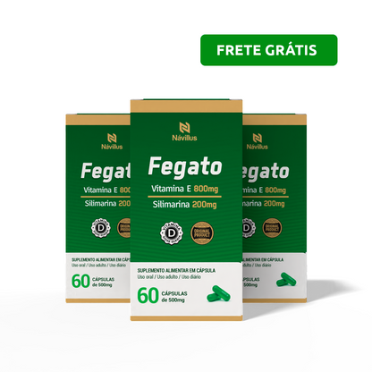 Fegato – Proteção para o Fígado e Combate aos Radicais Livres | 60 Cáps – Návillus