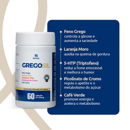Gregosil – Fórmula Natural para Energia e Metabolismo | 60 Cáps – Návillus
