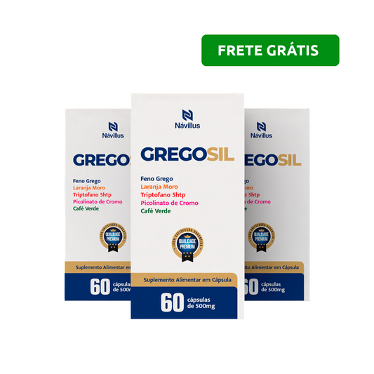 KIT Gregosil – Fórmula Natural para Energia e Metabolismo | 60 Cáps – Návillus