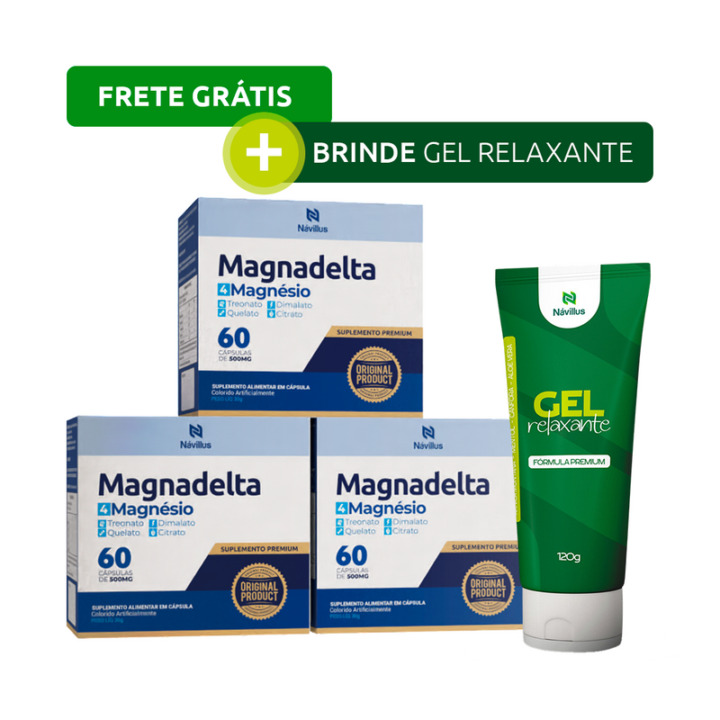 Magnadelta – 4 Fontes de Magnésio para Energia e Bem-Estar | 60 Cáps – Návillus