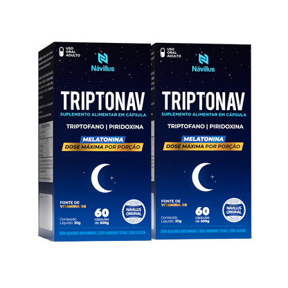Triptonav – Sono contínuo e de qualidade | 60 Cáps – Návillus