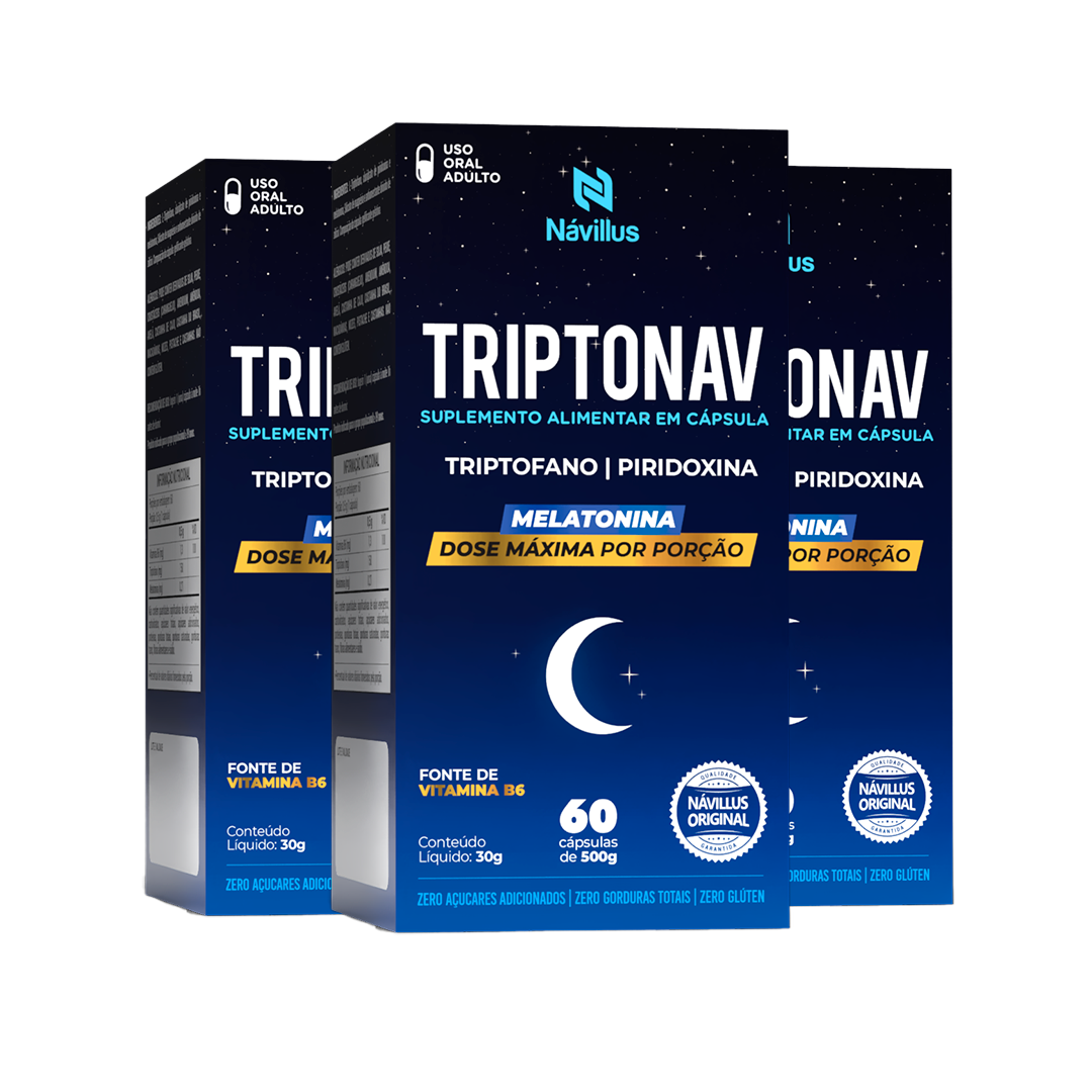 Triptonav – Sono contínuo e de qualidade | 60 Cáps – Návillus